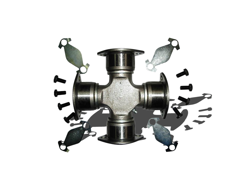 With 4 welded plate bearings type